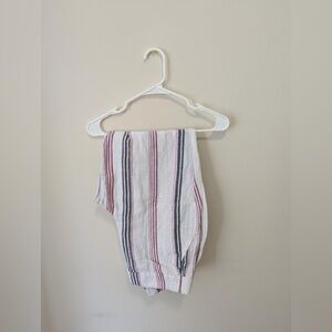 Red, White, and Blue Linen Pants